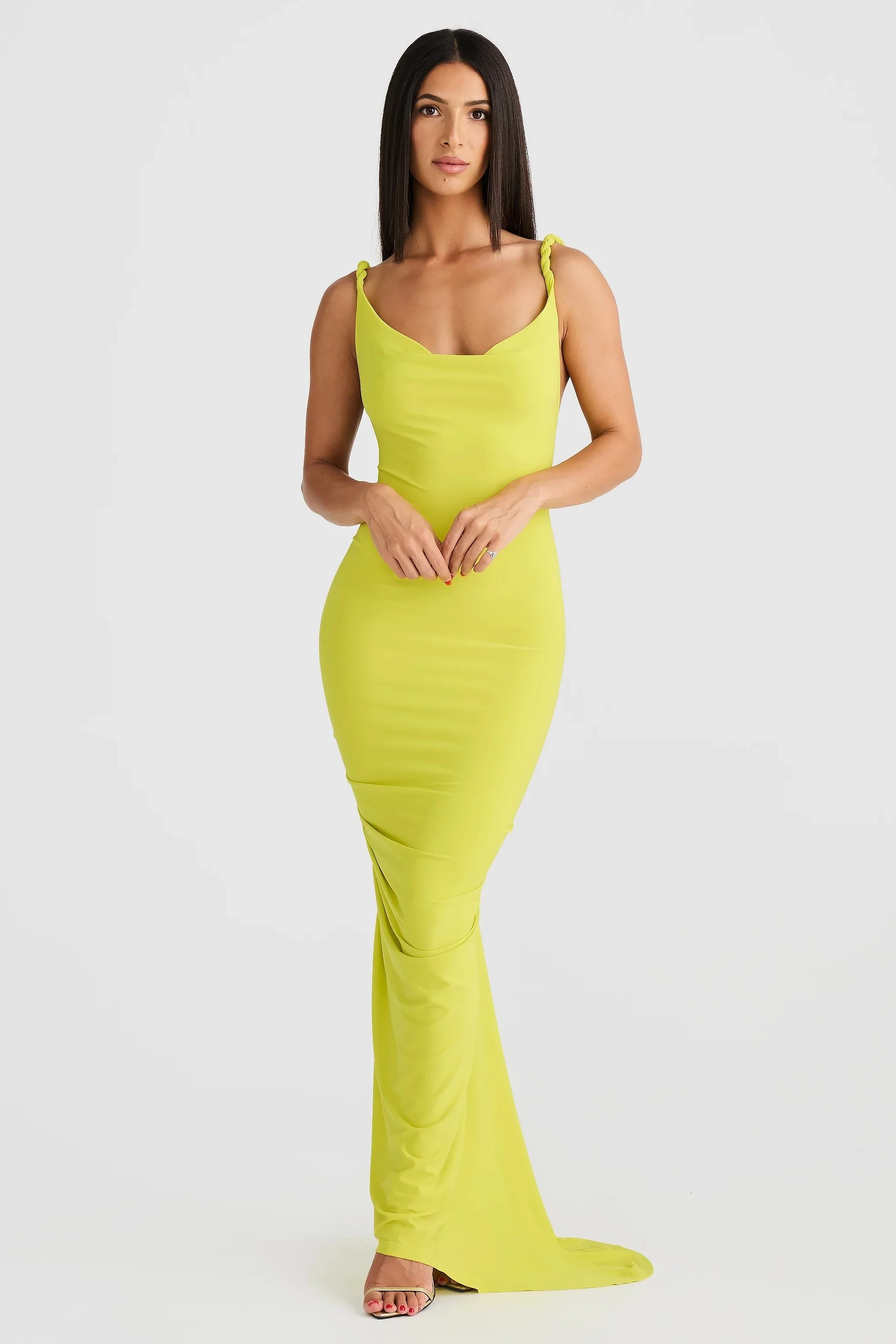 Yelena Gown - Chartreuse - Image 2