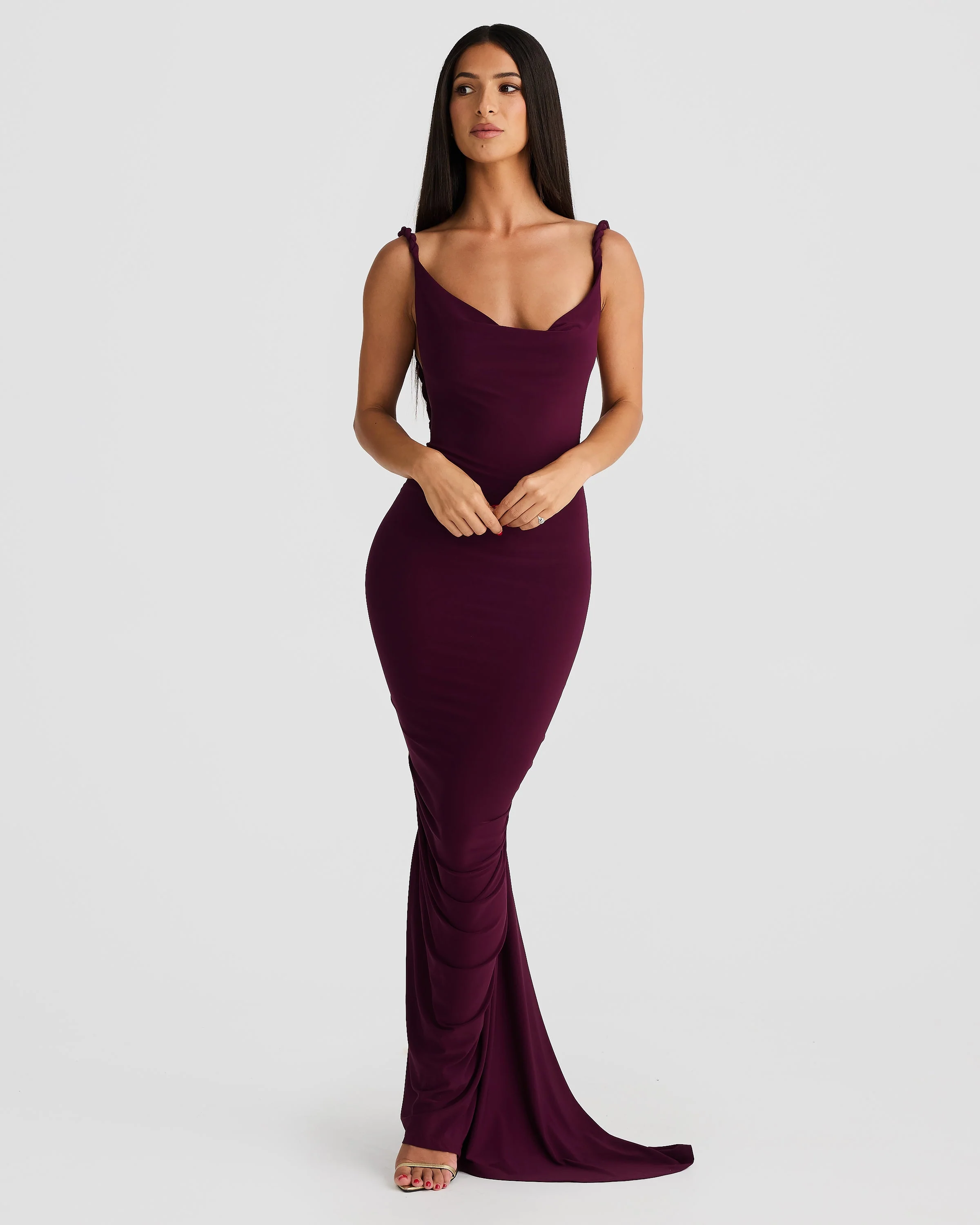 Yelena Gown - Mulberry - Image 3