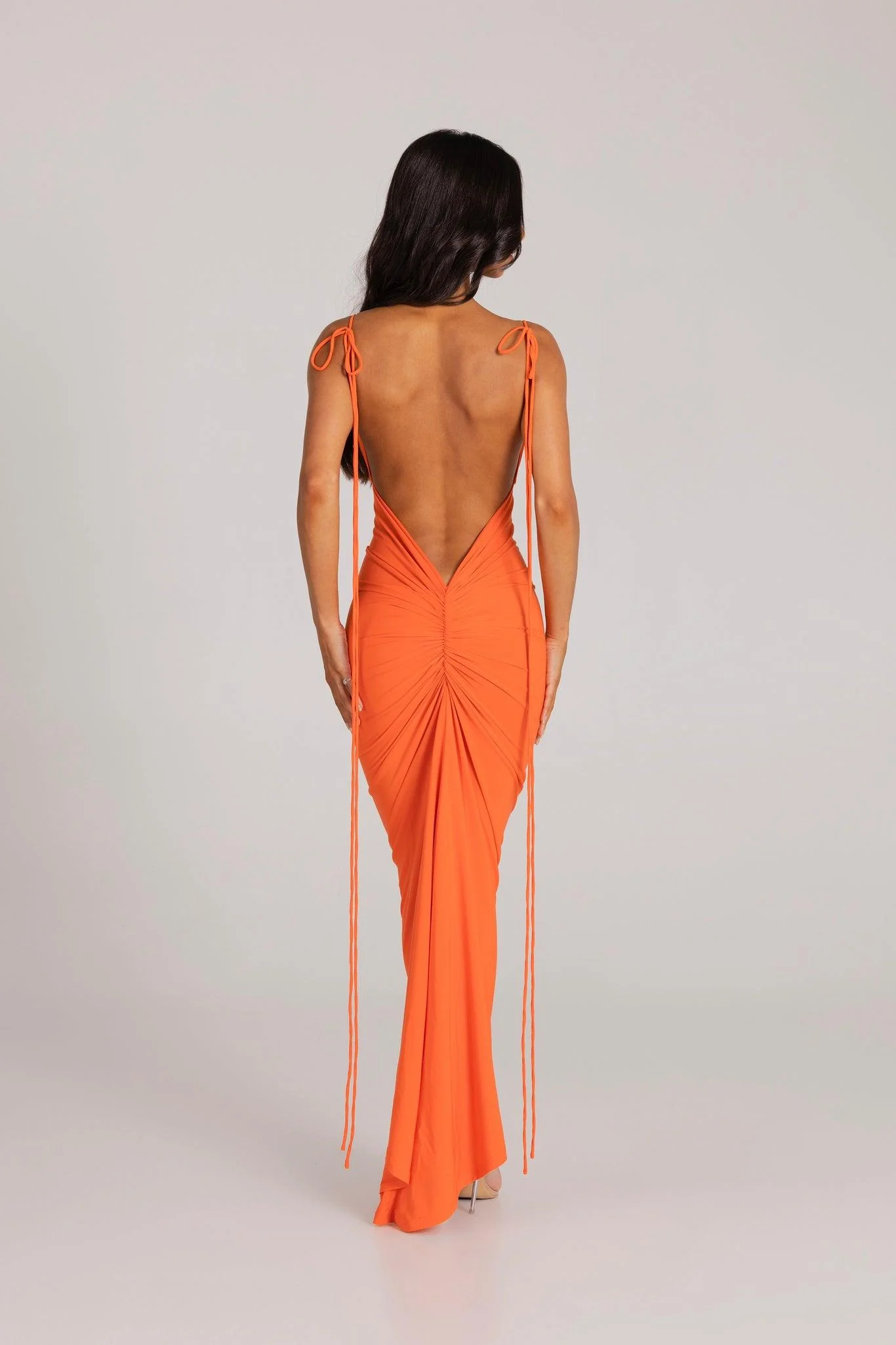 Zahara Gown - Orange - Image 6
