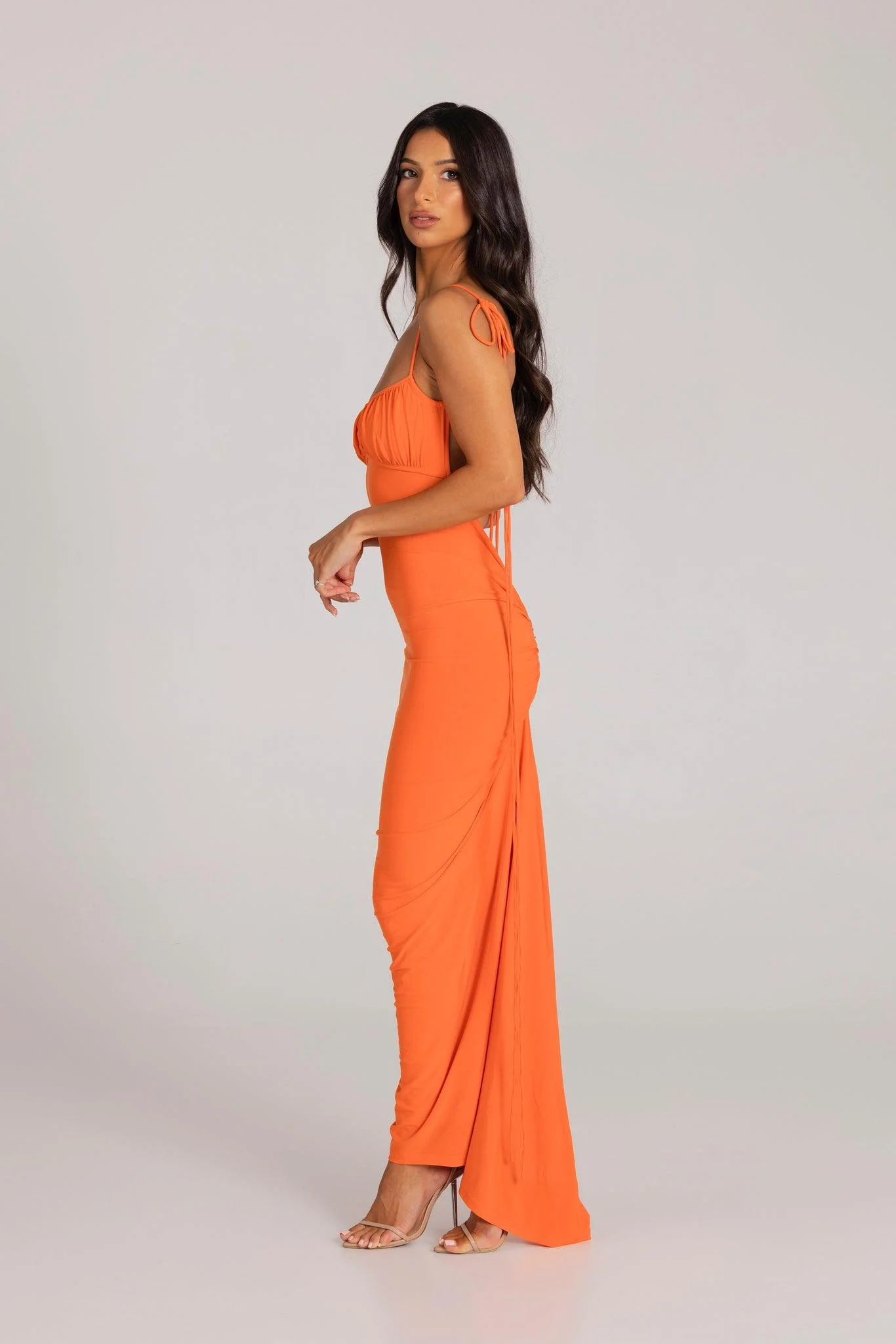 Zahara Gown - Orange - Image 7