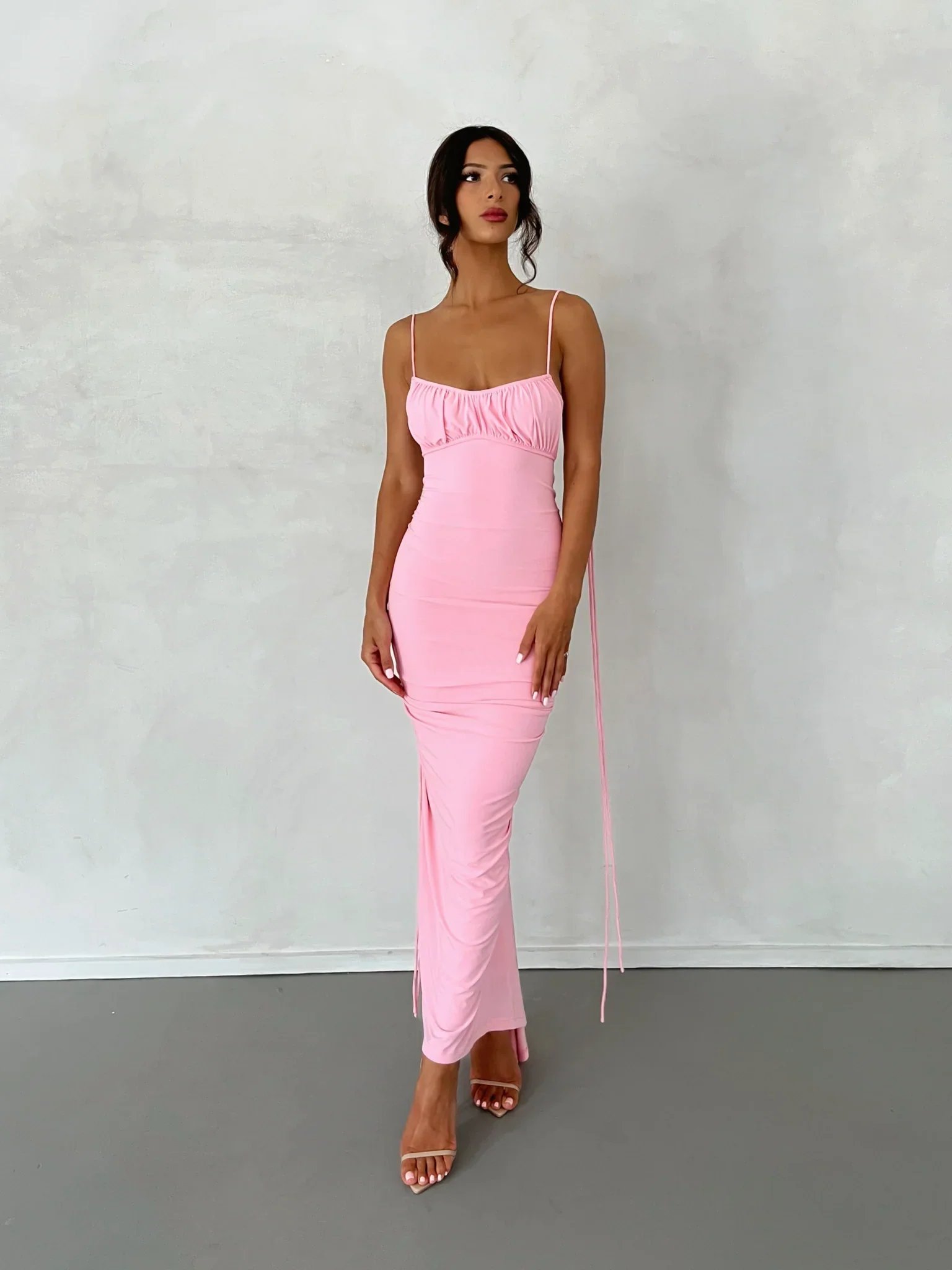 Zahara Gown - Pastel Pink - Image 3