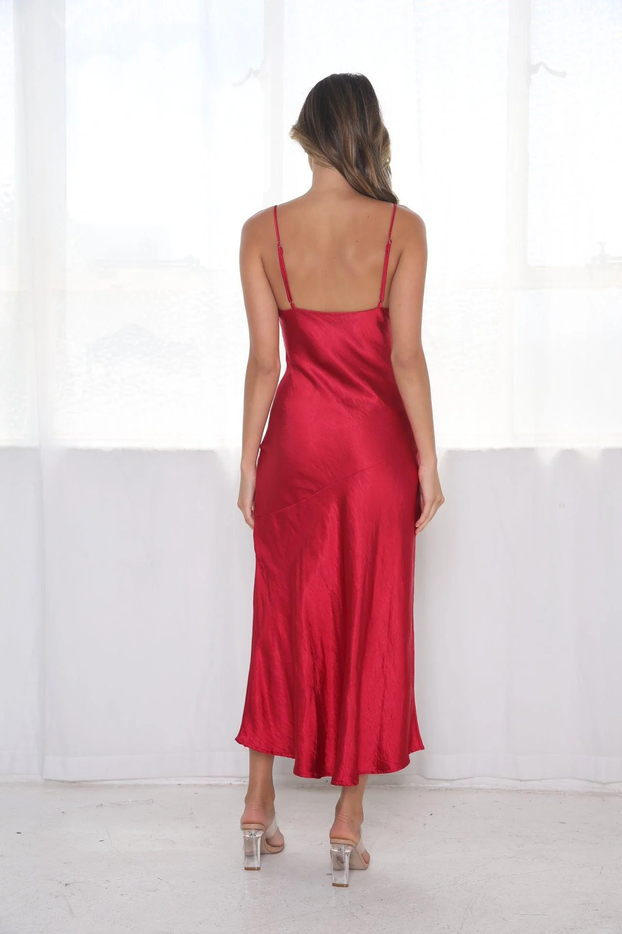 Zelda Dress - Wine - Image 4