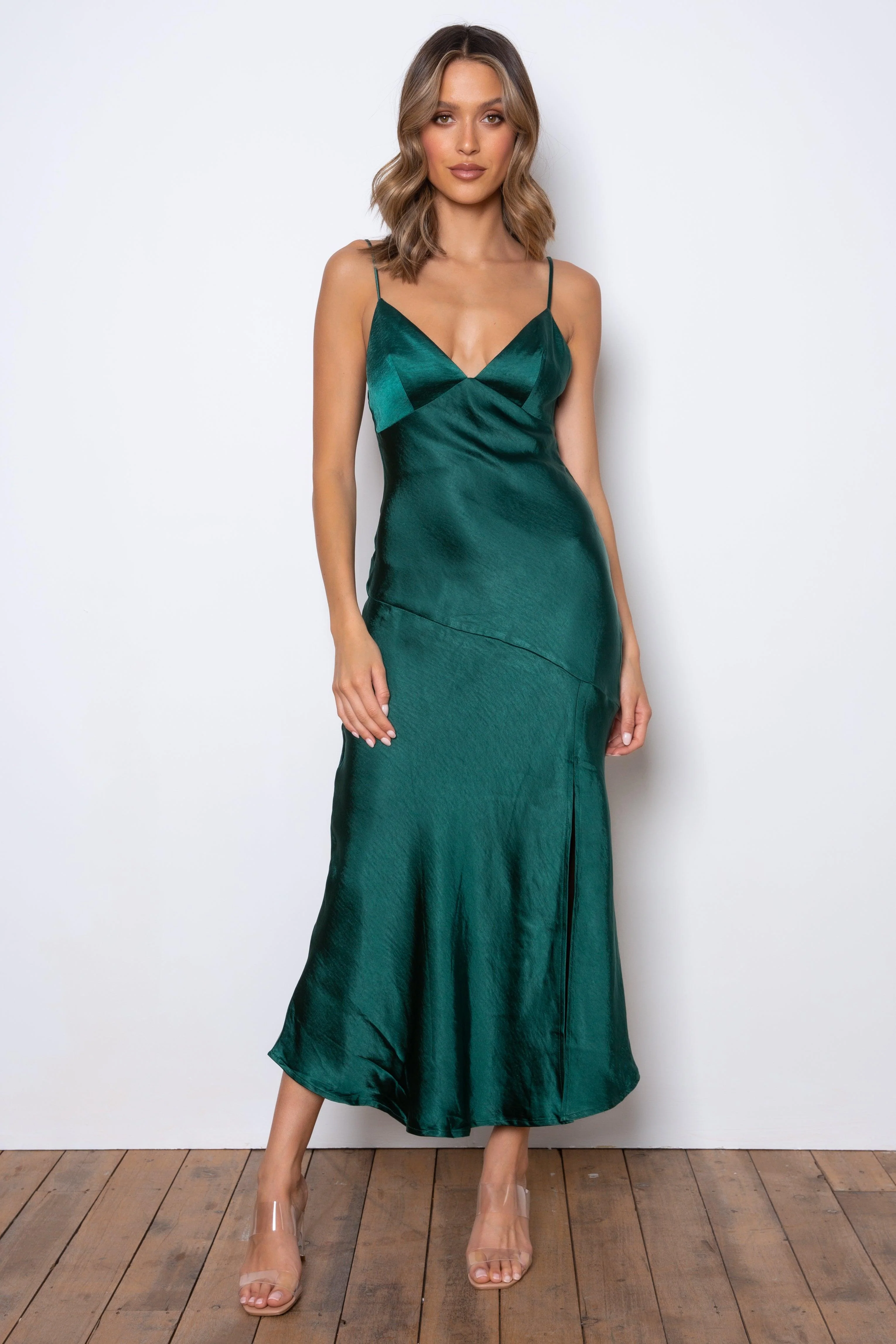 Zelda Dress - Emerald Green - Image 3