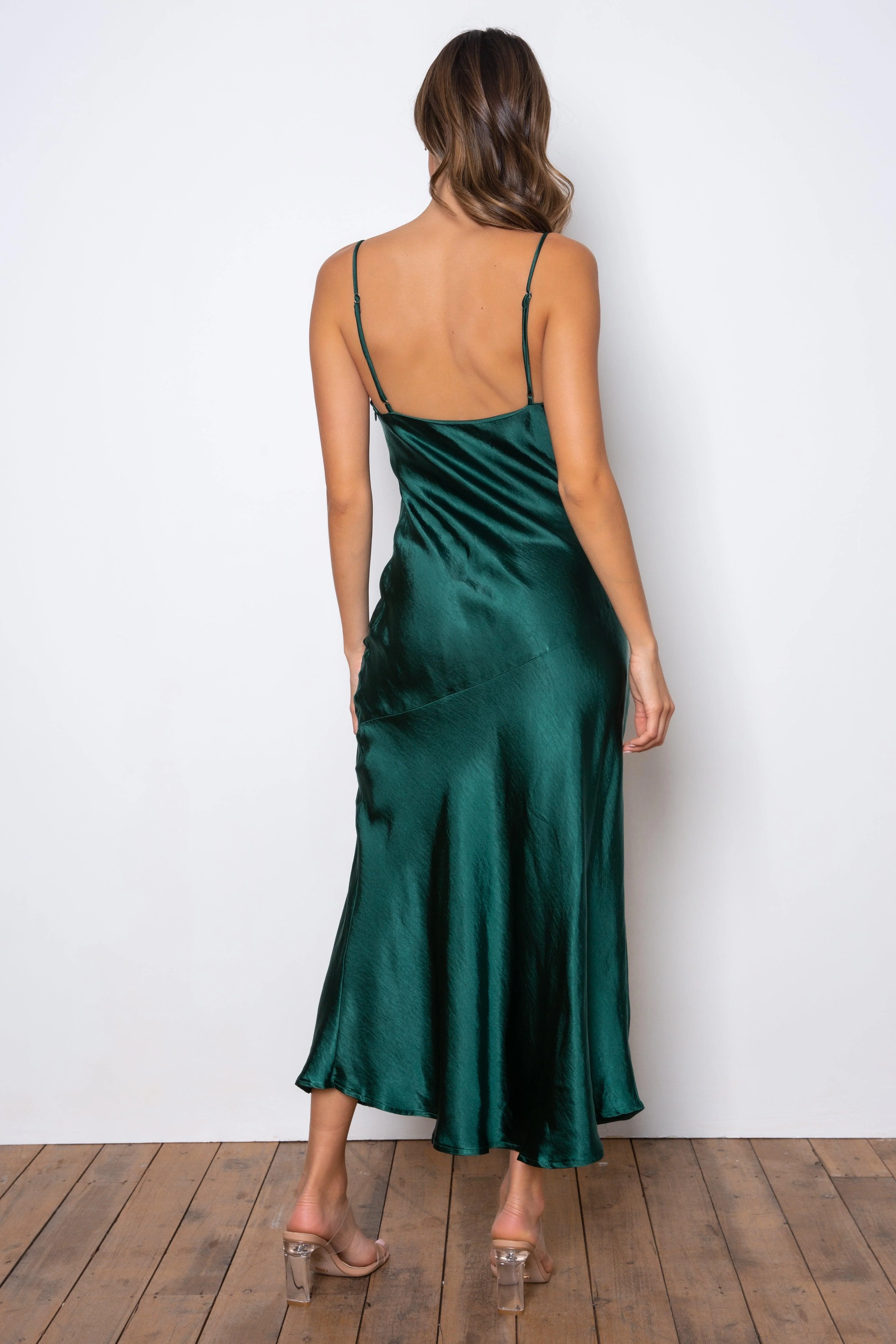 Zelda Dress - Emerald Green - Image 4
