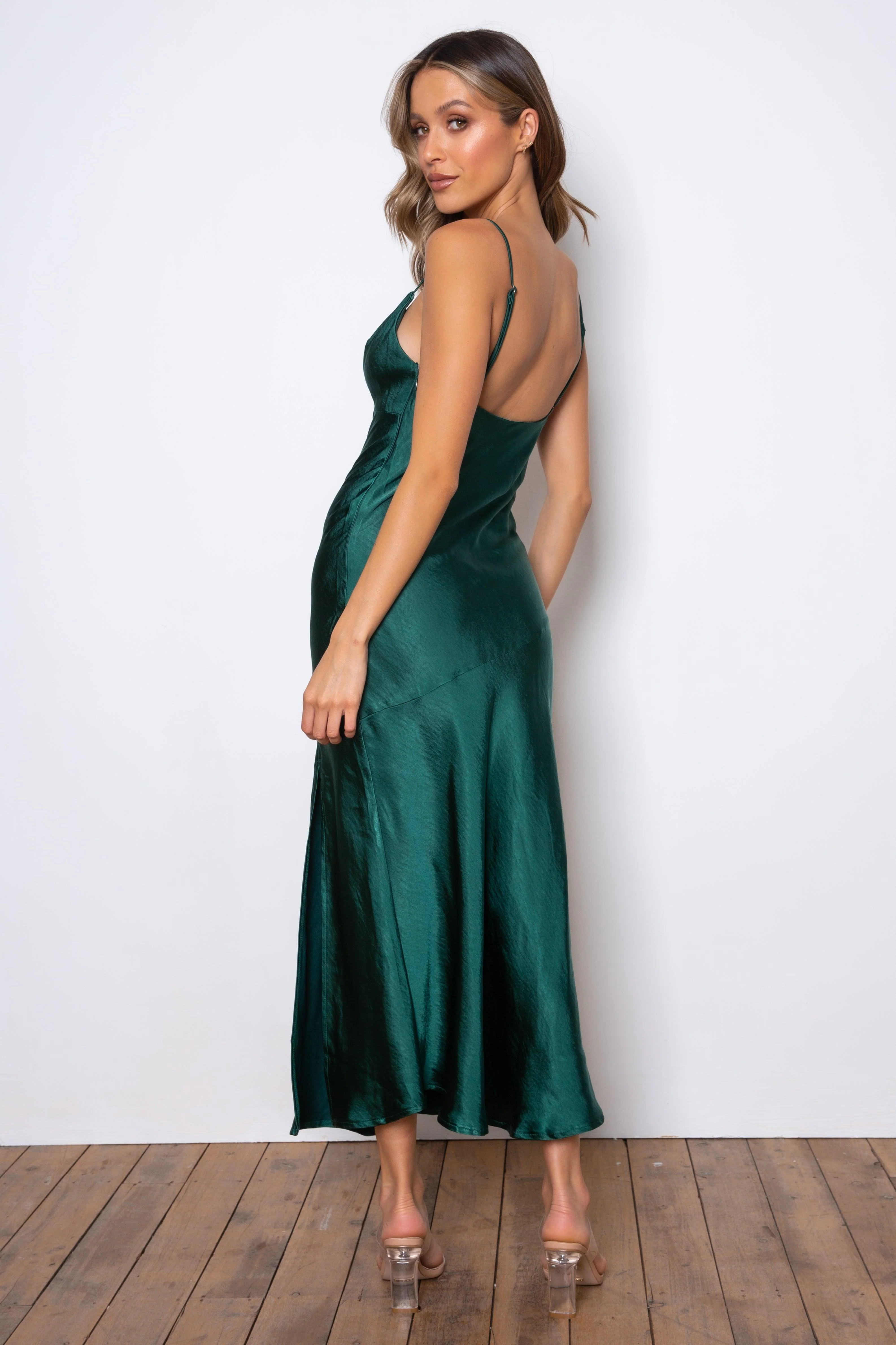 Zelda Dress - Emerald Green - Image 5